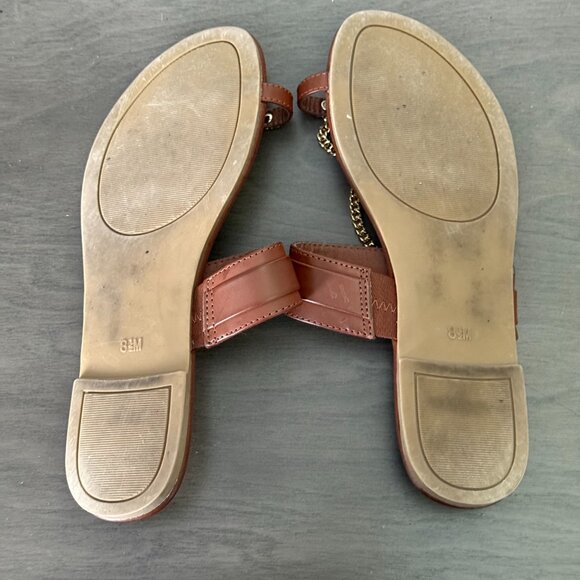 GBG Brown Flat Sandals Size 8.5M - Picture 5 of 6